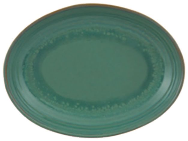 Casa Alegre Gemstone Jade Oval Platter 27cm 10 inch 210019959, 5604782036537