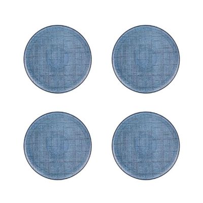 Casa Alegre Tisse Blue Charger Plate 33cm 12 inch Set of 4 37006333