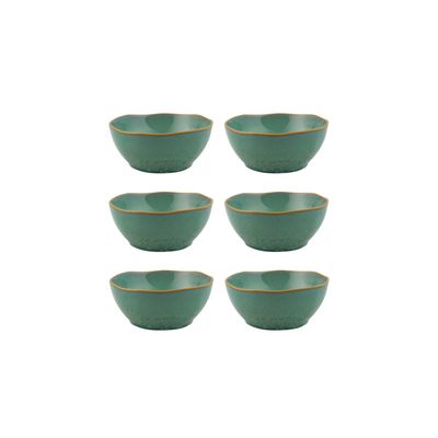 Casa Alegre Gemstone Jade Bowl 12cm 4 inch Set of 6 210022364