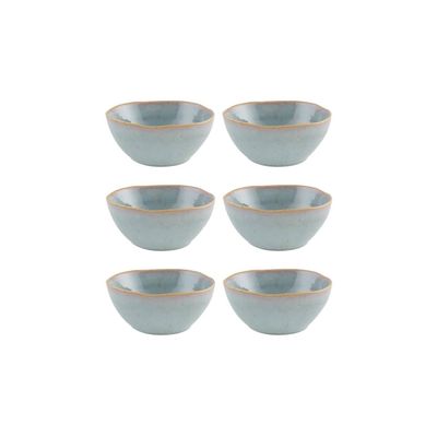 Casa Alegre Gemstone Moonstone Bowl 15.5cm 6 inch Set of 6 210022401
