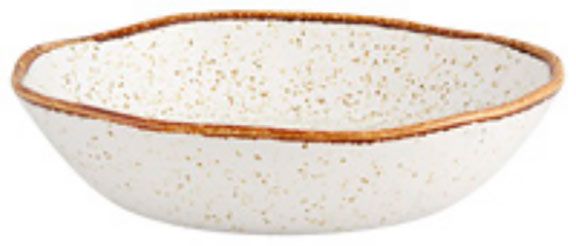 Casa Alegre Rustic Blend White Soup Plate 22cm 8 inch 27020965