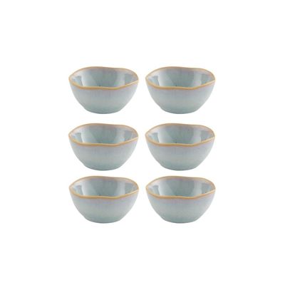 Casa Alegre Gemstone Moonstone Bowl 9cm 3 inch Set of 6 210022404, 5604782040206