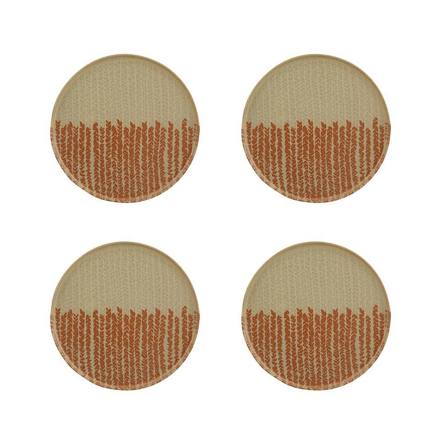Casa Alegre Foliage Charger Plate 33cm 12 inch Set of 4 37006307, 5605414152311