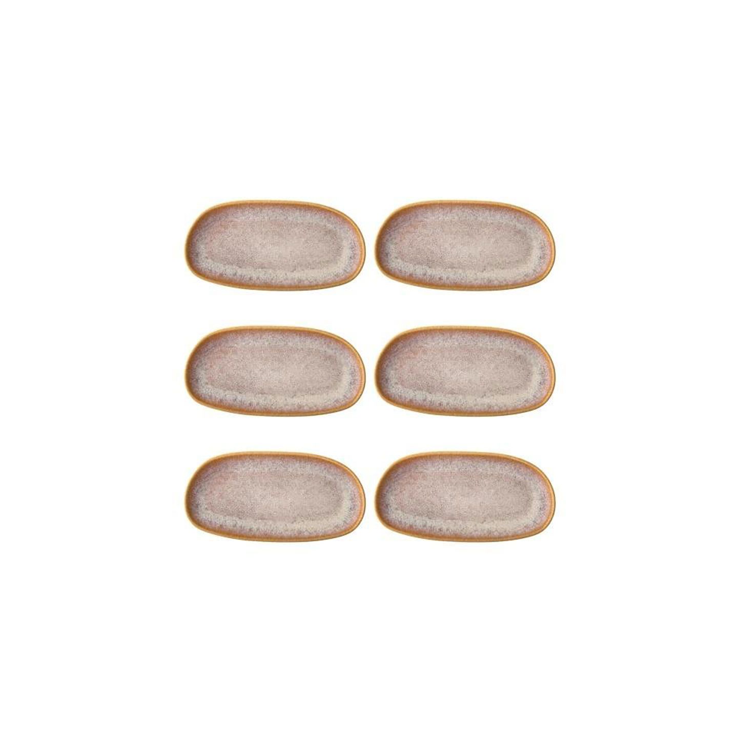 Casa Alegre Shangri-La Oro Platter 20cm 7 inch Set of 6 37006590, 5605414169685