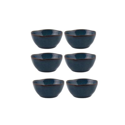 Casa Alegre Gemstone Lapis Lazuli Bowl 9cm 3 inch Set of 6 210022386, 5604782040022