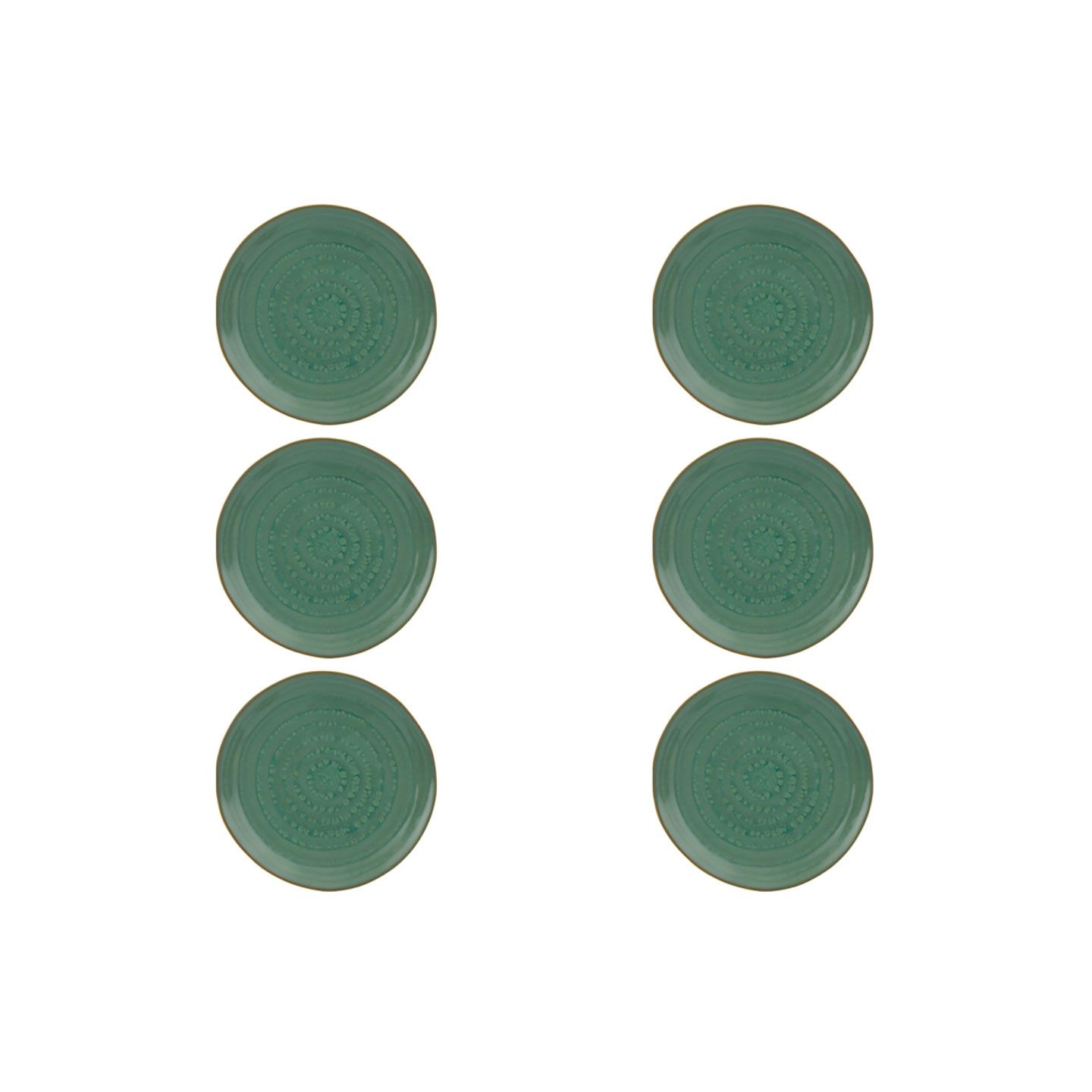 Casa Alegre Gemstone Jade Dessert Plate 22cm 8 inch Set of 6 210022371, 5604782039873