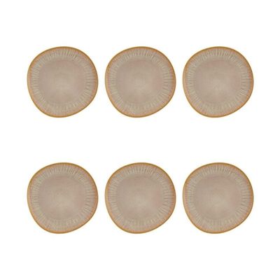 Casa Alegre Shangri-La Oro Dinner Plate 28cm 11 inch Set of 6 37006326, 5605414152502
