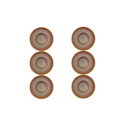 Casa Alegre Shangri-La Oro Deep plate 28cm 11 inch Set of 6 37006564, 5605414169425