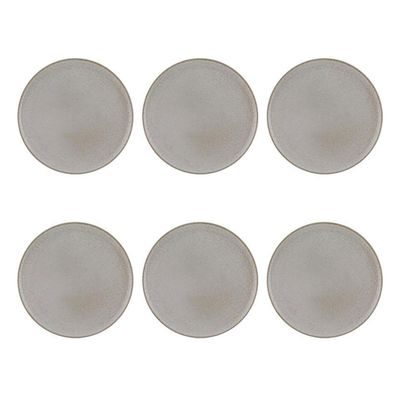 Casa Alegre Imperfect White Dinner Plate 27cm 10 inch Set of 6 37006022, 5605414128927