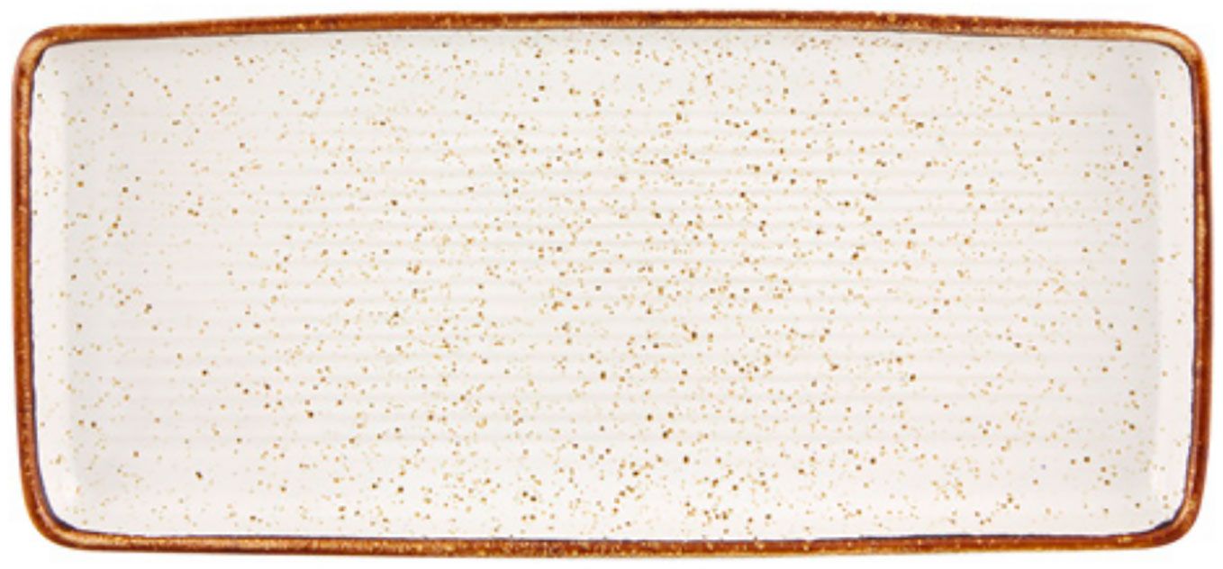 Casa Alegre Rustic Blend White Rectangular Platter 37cm 14 inch 27020959, 5604782032867
