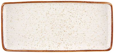 Casa Alegre Rustic Blend White Rectangular Platter 37cm 14 inch 27020959, 5604782032867