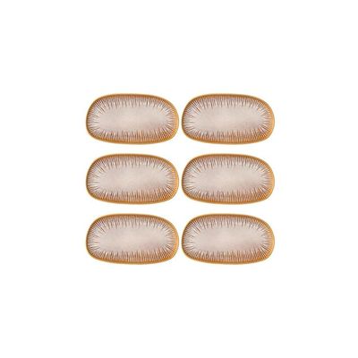 Casa Alegre Shangri-La Oro Platter 25cm 9 inch Set of 6 37006589