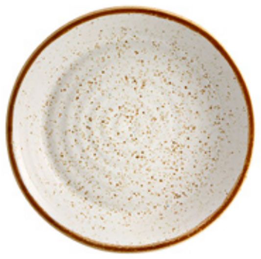 Casa Alegre Rustic Blend White Deep Plate 23cm 9 inch 27020961