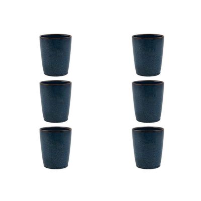 Casa Alegre Gemstone Lapis Lazuli Cup 350 ml 11 oz Set of 6 210022392, 5604782040084