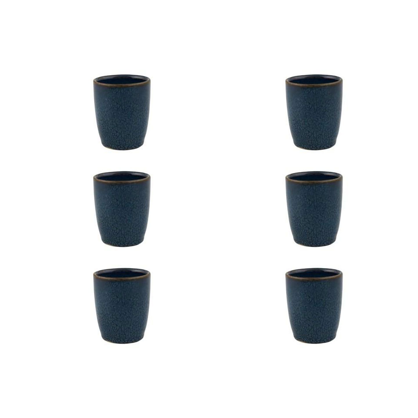 Casa Alegre Gemstone Lapis Lazuli Cup 78 ml 2 oz Set of 6 210022393