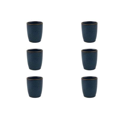 Casa Alegre Gemstone Lapis Lazuli Cup 78 ml 2 oz Set of 6 210022393