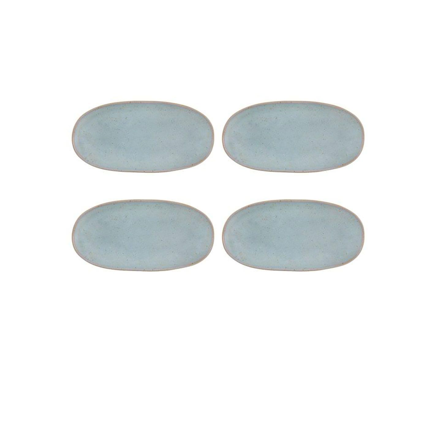 Casa Alegre Gemstone Moonstone Oval Platter 34.5cm 13 inch Set of 4 210022414