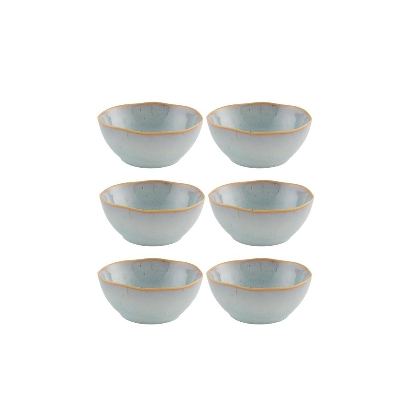 Casa Alegre Gemstone Moonstone Bowl 12cm 4 inch Set of 6 210022400