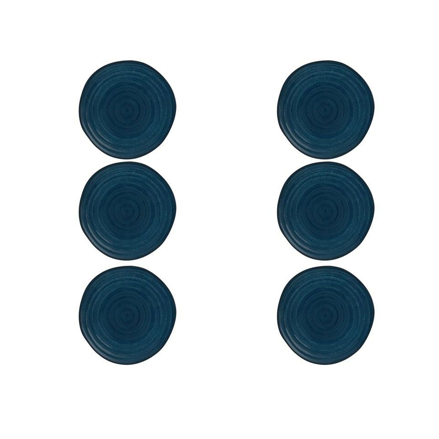 Casa Alegre Gemstone Lapis Lazuli Dinner Plate 28cm 11 inch Set of 6 210022390
