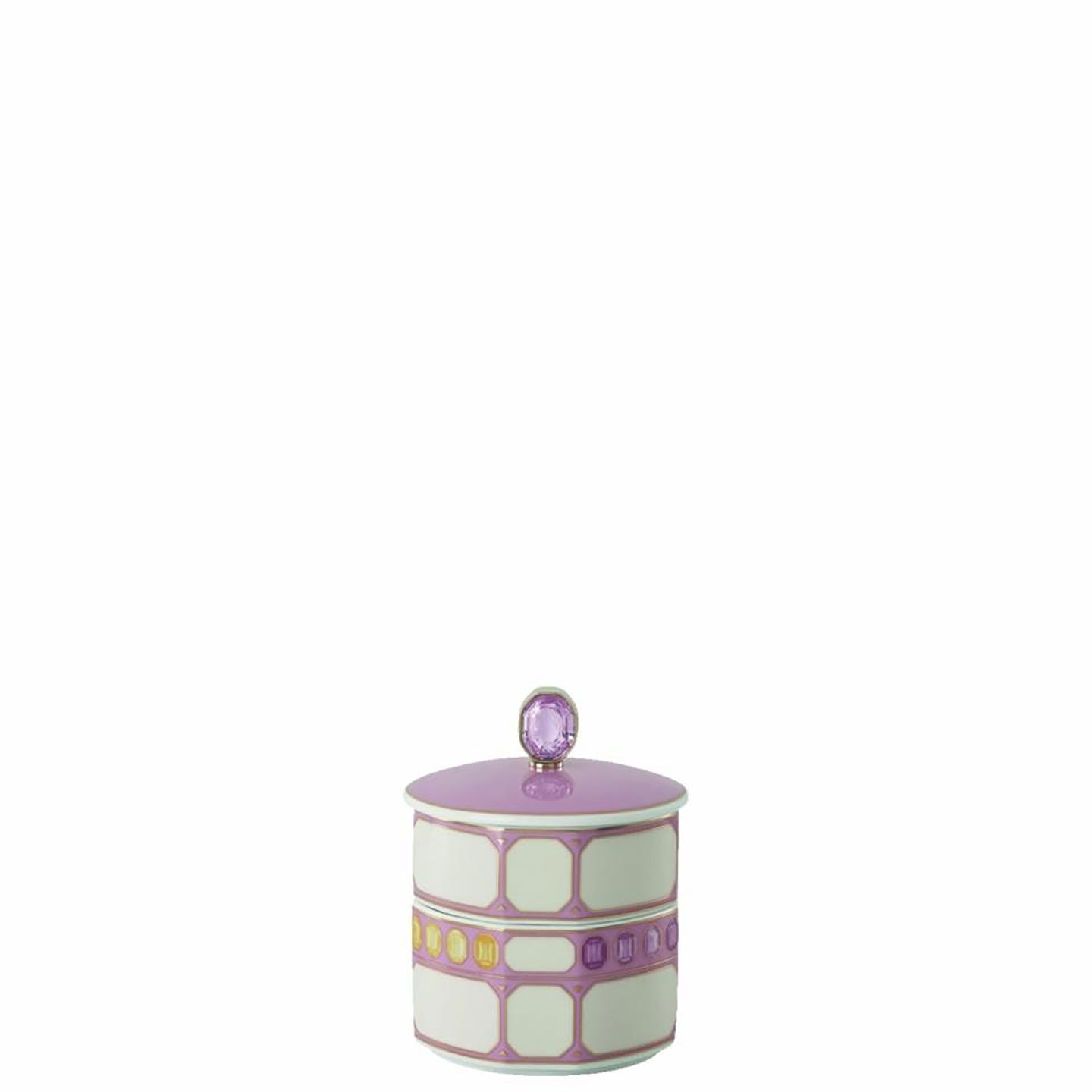 Rosenthal Swarovski Idyllia Covered Box 3 inches 3 pieces Marshmallow