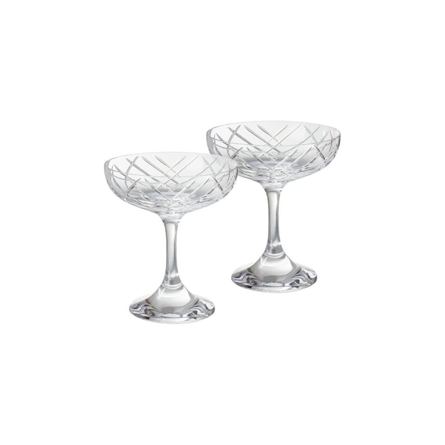 Rosenthal Vyras Champagne Saucers Set of Two 9 oz