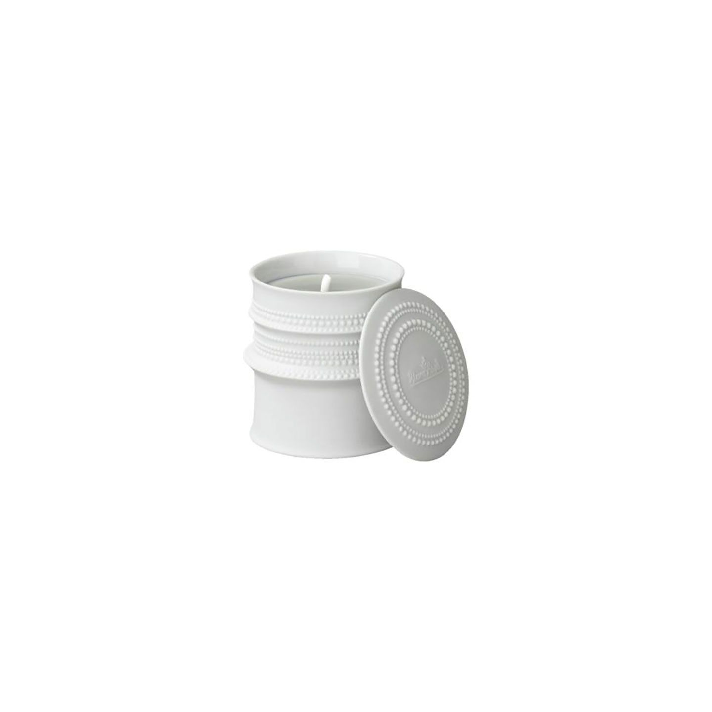 Rosenthal Design Lights Scented Candle Small 2 pieces White Matte Pisara 3 1/2 Inch