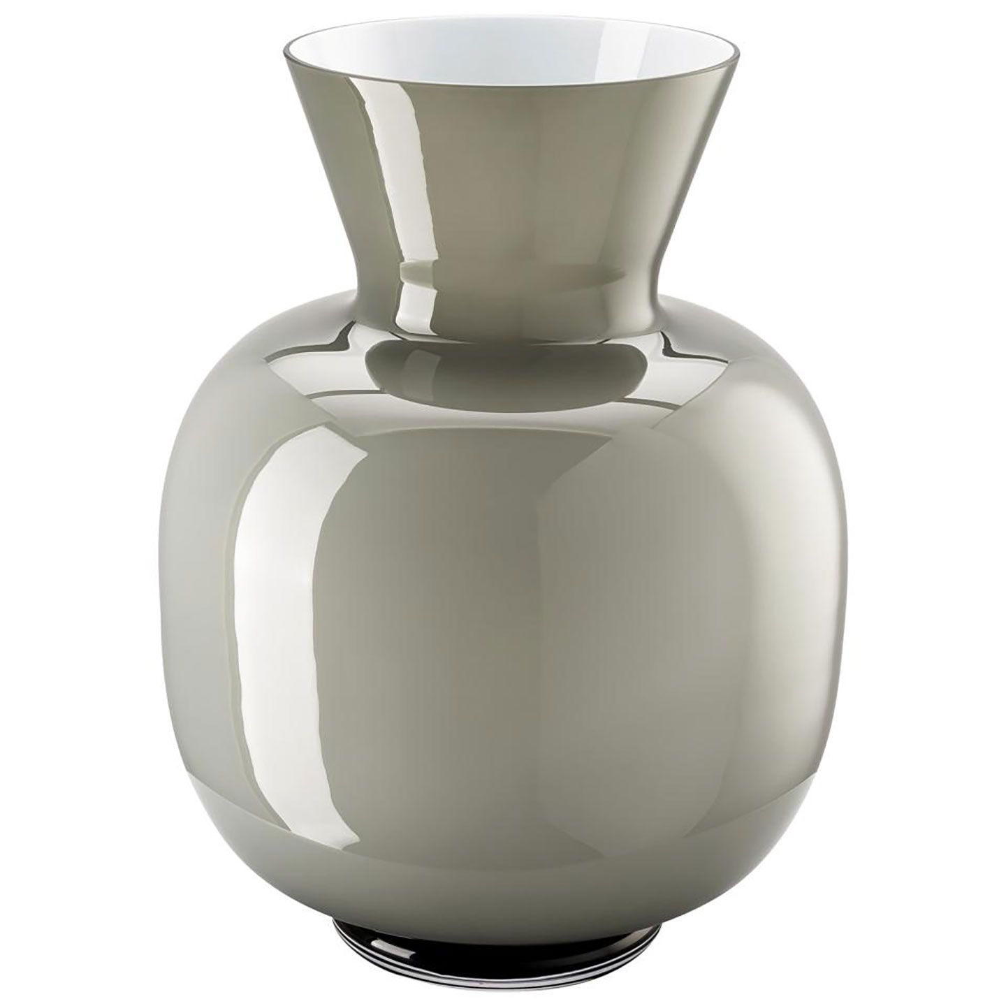 Rosenthal Glass Vase Anna Vase Grey 13 1/4 Inch, 69208-321658-47034, 790955300552