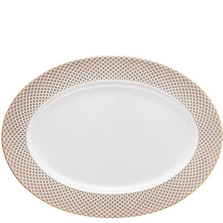 Rosenthal Francis Carreau Beige Platter 15 1/2 x 11 1/2 Inch