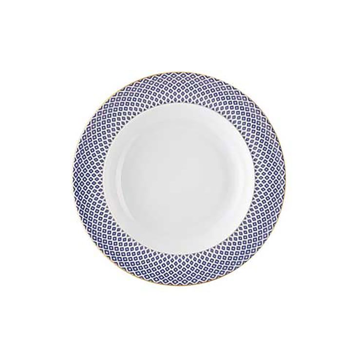 Rosenthal Francis Carreau Blue Rim Soup 8 3/4 Inch 10 1/4 oz, 10460-404307-10322, 790955177390