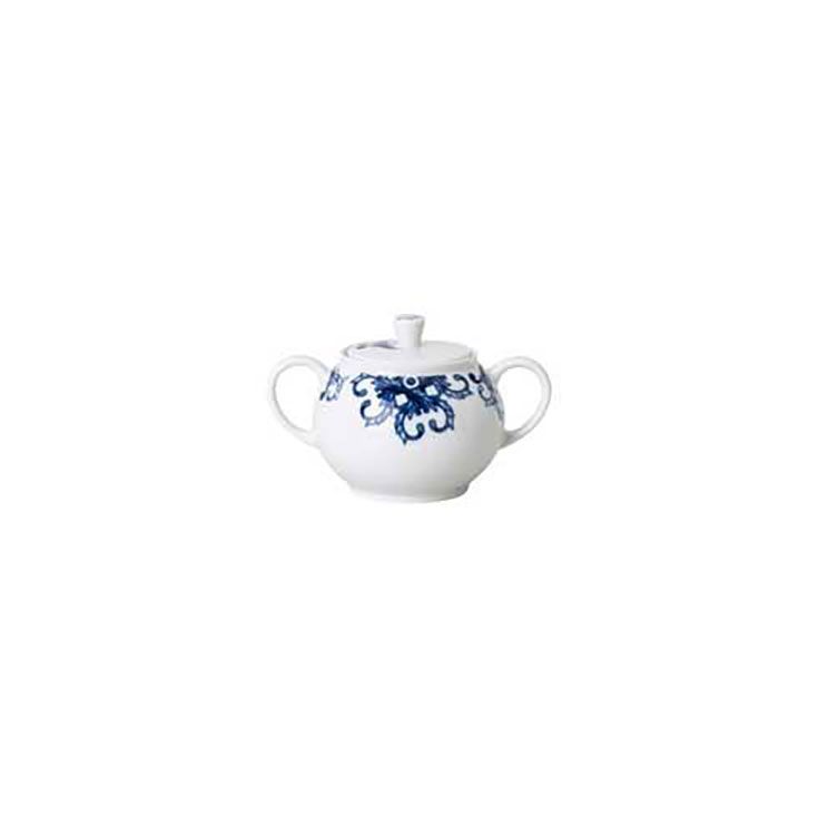 Rosenthal True Blue Covered Sugar Bowl 6 3/4 oz