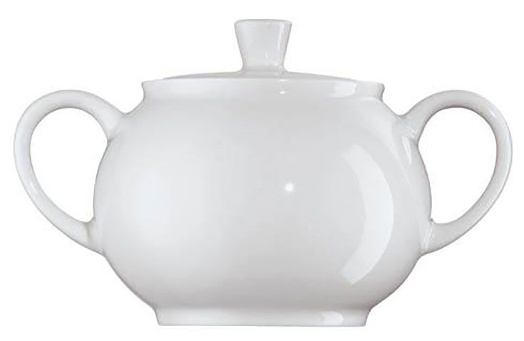 Rosenthal Form 1382 White Sugar Bowl Covered 7 oz