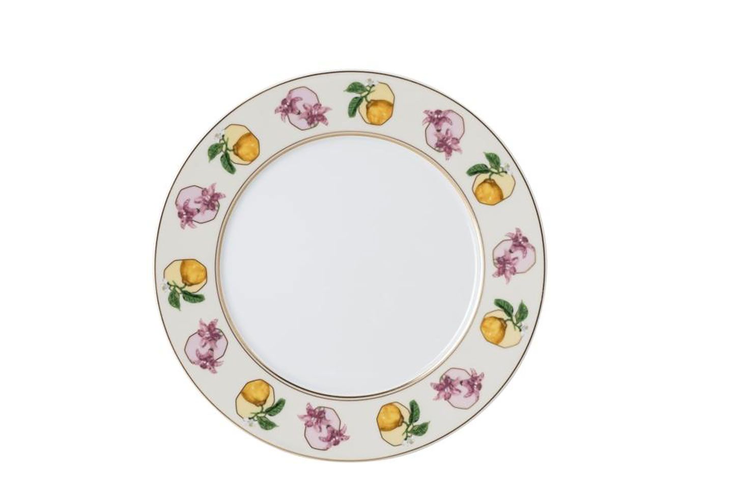 Rosenthal Swarovski Idyllia Salad Dessert Plate Marshmallow L 9 1/4 Inch x W 9 1/4 Inch x H 3/4 Inch