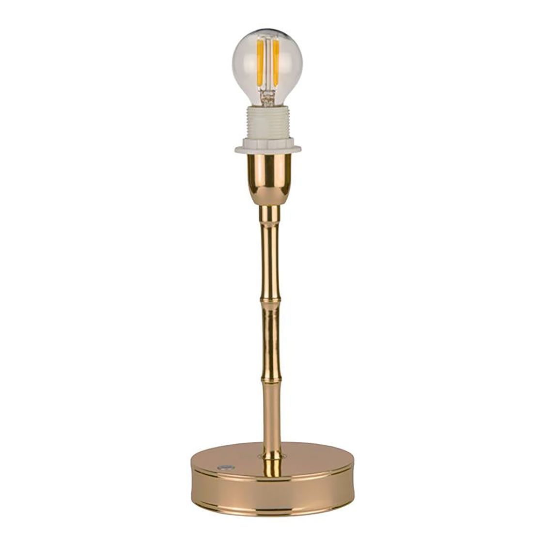 Addison Ross London Bamboo Lamp Base Matt Gold 25cm LT2006