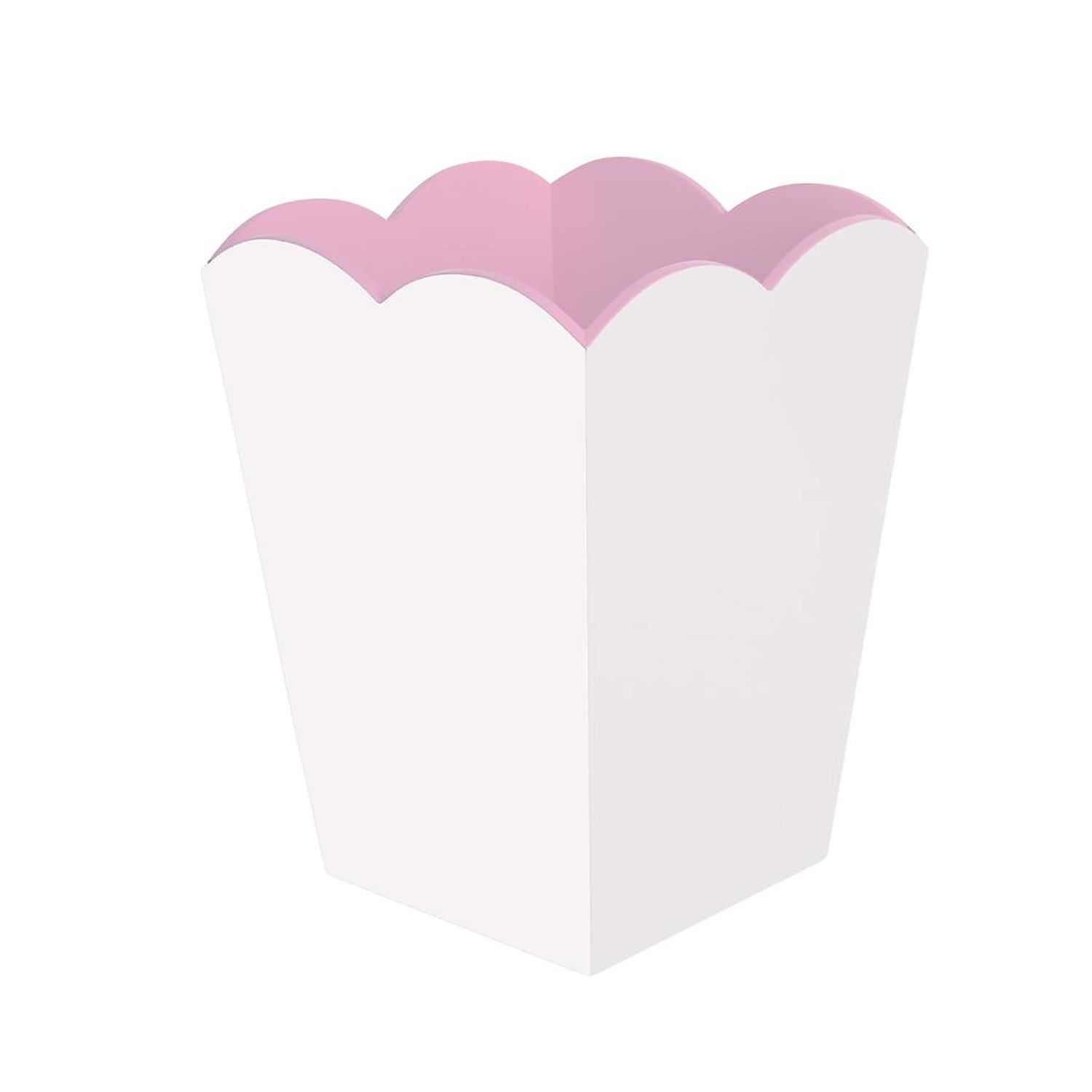 Addison Ross London Scallop Bin White Pink BIN011
