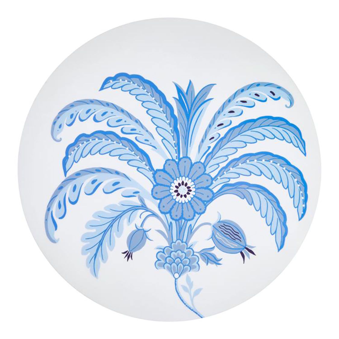 Addison Ross London Palm Beach Placemat Set of 4 Blue 36cm PM1076