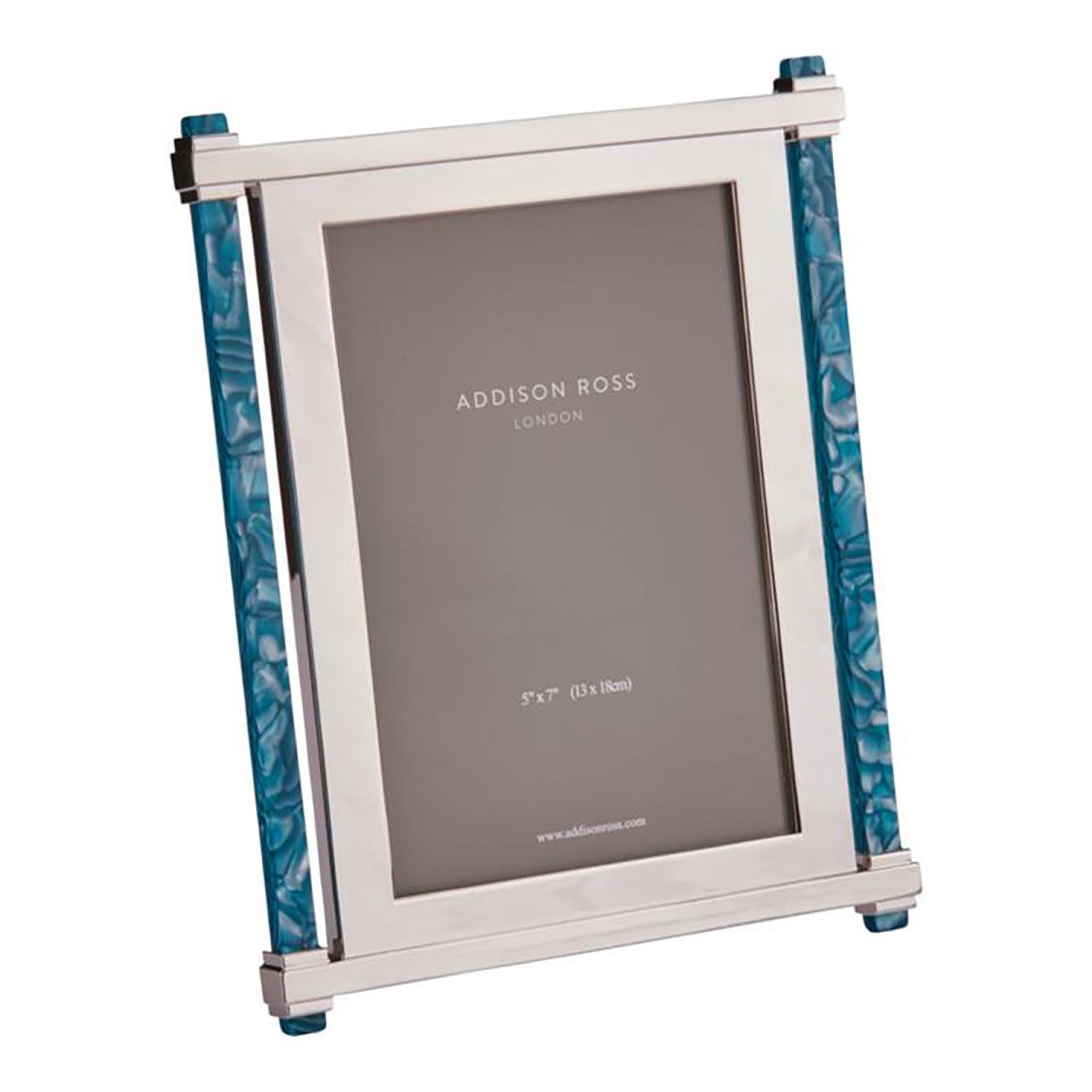 Addison Ross London Silver Emerald Acrylic Picture Frame 5x7 Inch FR0927