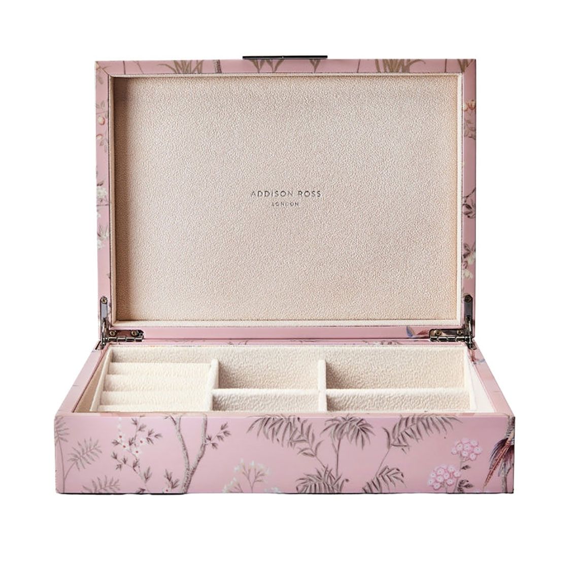 Addison Ross London Pink Large Jewelry Box BX12104