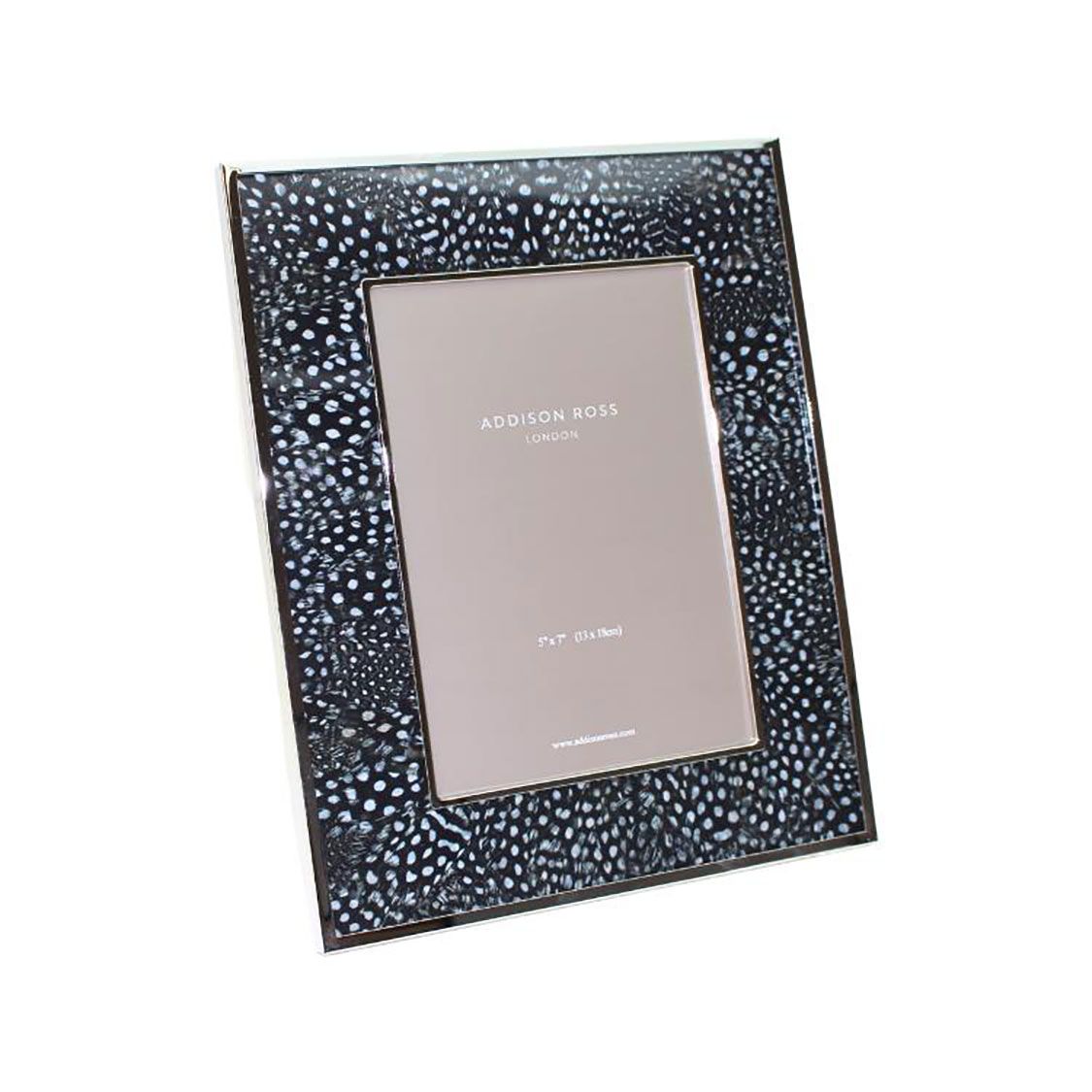 Addison Ross London Gu Grey with Silver Picture Frame 5x7 Inch FR8521