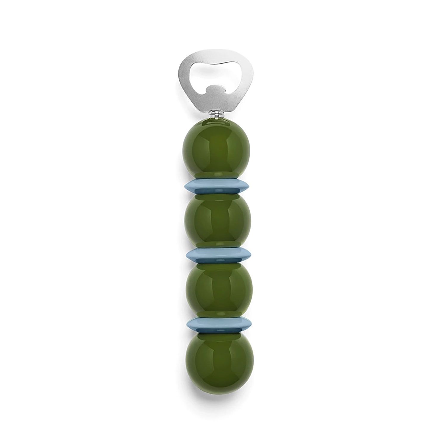 Addison Ross London Bottle Opener Bobbin Khaki &amp; Pale Denim BT0005
