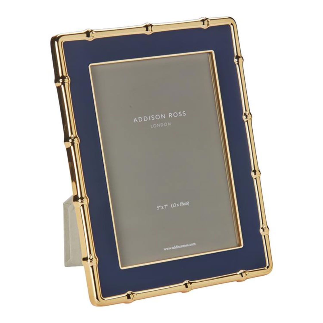 Addison Ross London Gold Bamboo Navy Picture Frame 5x7 Inch FR6554