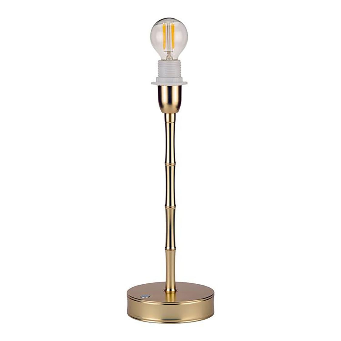 Addison Ross London Bamboo Lamp Base Matt Gold 30cm LT2504
