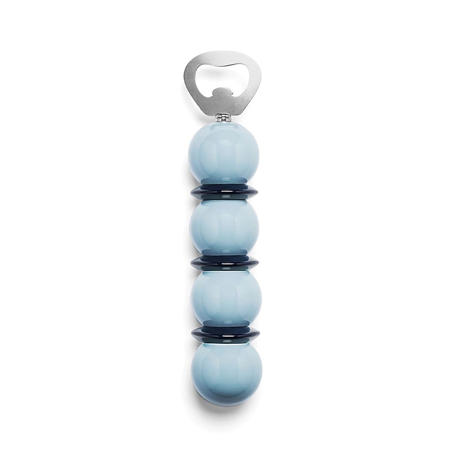 Addison Ross London Bottle Opener Bobbin Pale Denim &amp; Navy BT0004