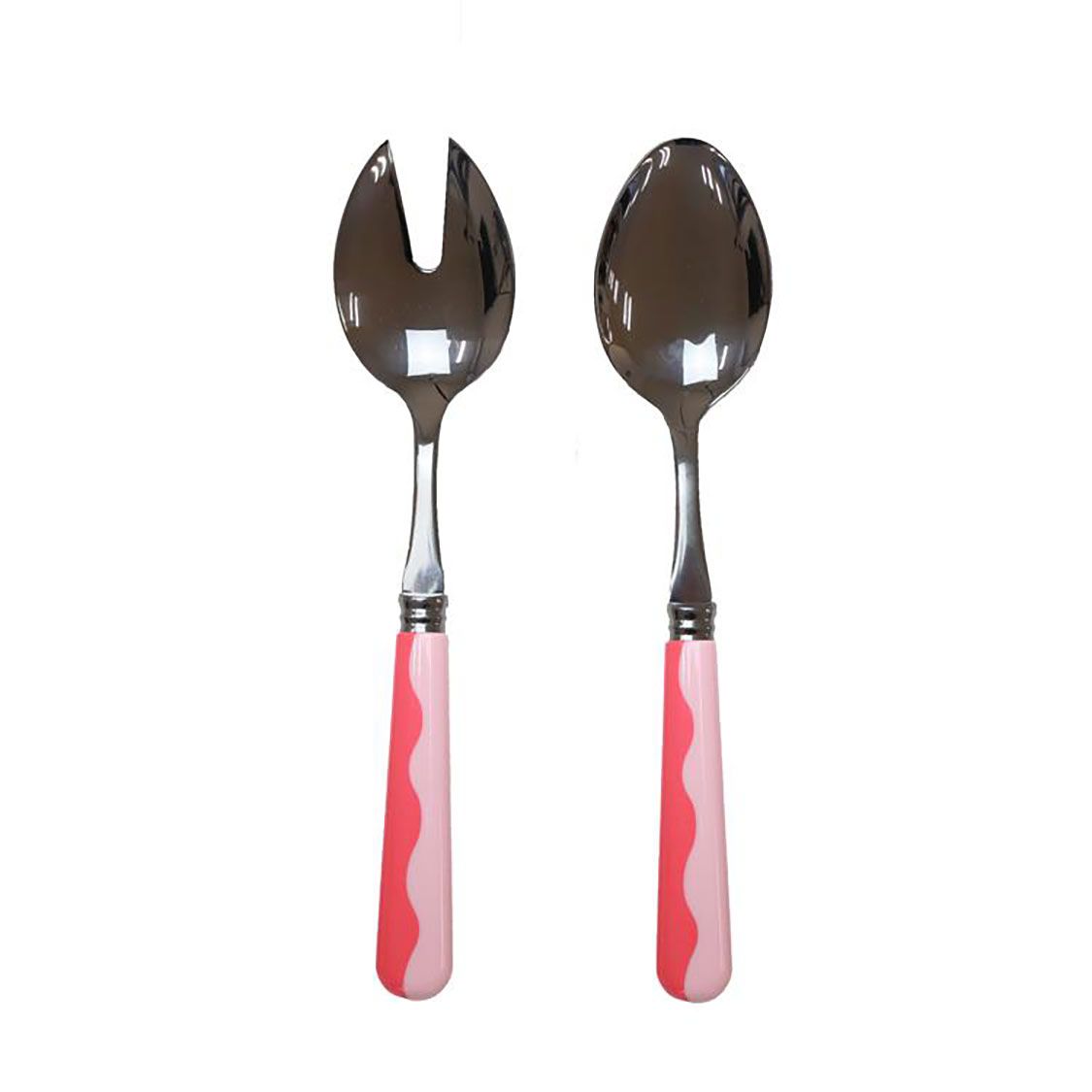 Addison Ross London Wave 2 Piece Server Watermelon &amp; Pink CU2001