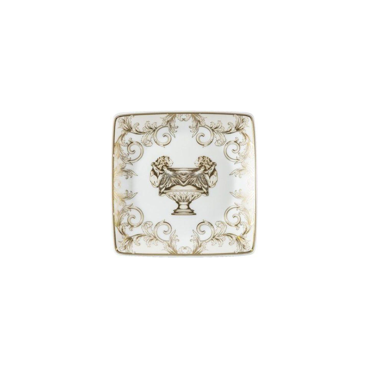 Versace La Coupe des Dieux Canape Dish 4 3/4 Inch Square