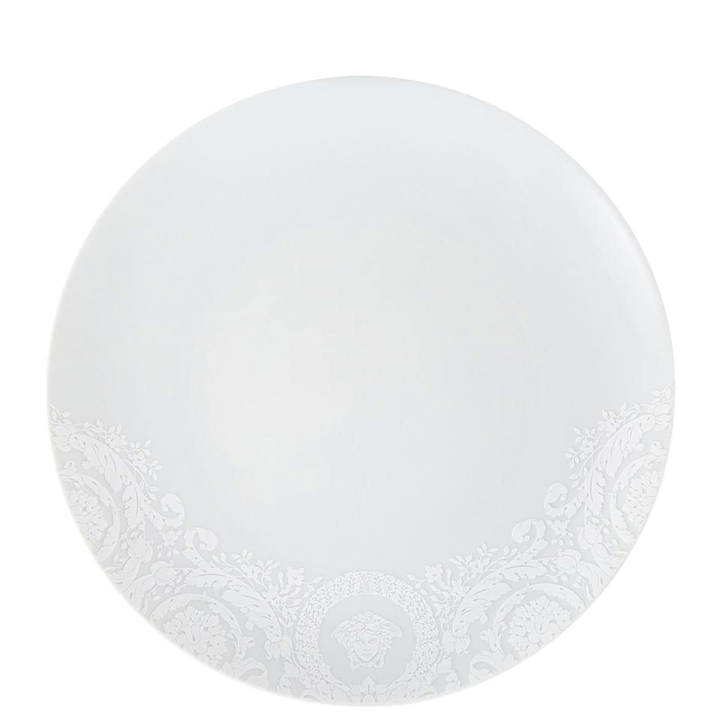 Versace Barocco 92 Bianco Dinner Plate 11 Inch