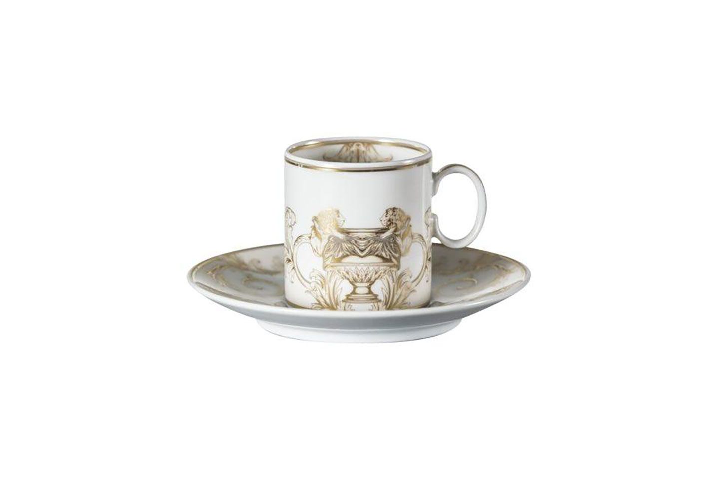 Versace La Coupe des Dieux AD Cup and Saucer 4 1/4 Inch 3 oz