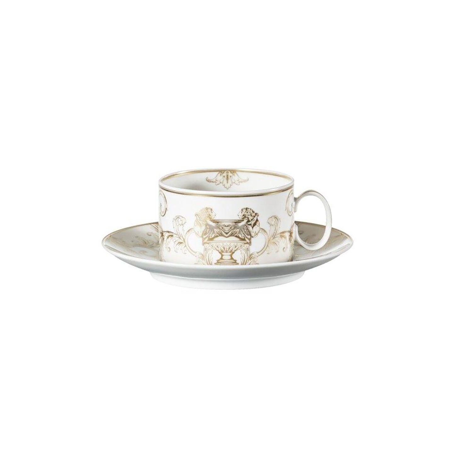 Versace La Coupe des Dieux Tea Cup and Saucer 6 1/4 Inch 7 oz