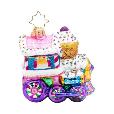 Christopher Radko Sugar Rush Express Gem Ornament 1022758, 026301950448