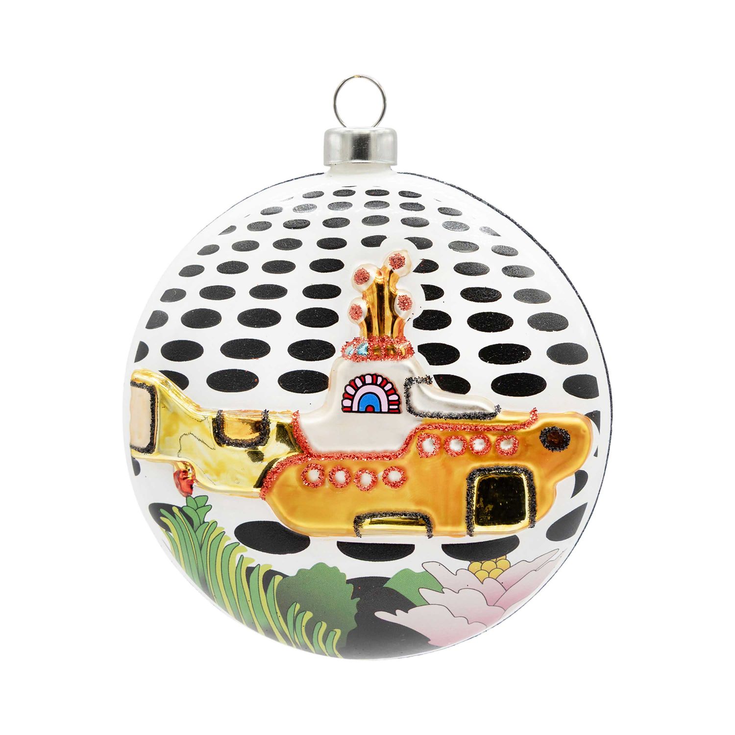 Kat + Annie Beatles Yellow Submarine Disc Ornament Set of 6, 94615, 026301946151