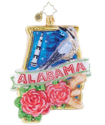 Christopher Radko Alabama Charm Ornament 1022595, 026301943310